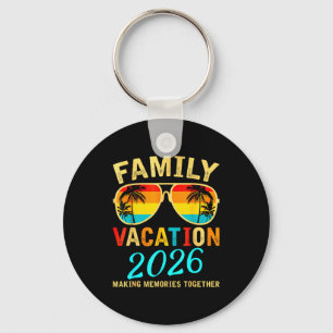 Porte-clés Vacances en famille 2026 Plage Correspondance Vaca