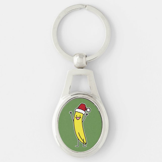 Porte-clés Vacances encourageantes de Noël de casquette de (Devant)