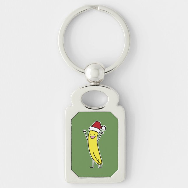 Porte-clés Vacances encourageantes de Noël de casquette de (Devant)