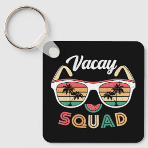 Porte-clés Vacay Squad Funny Beach Vacances d'été