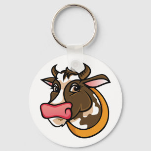 Porte-clés Vache Brown