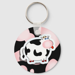 Porte-clés Vache de dessin, porte - clé