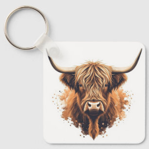 Porte-clés Vache des Highlands
