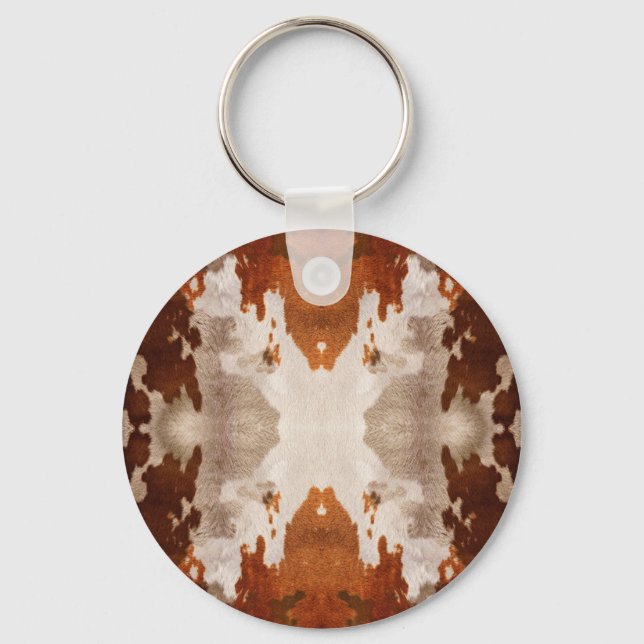 Porte-clés Vache Kaleidoscope Cachée Motif (Recto)