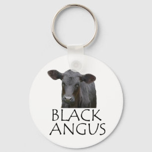 Porte-clés Vache noire à Angus