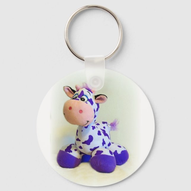 Porte-clés Vache pourpre (Recto)