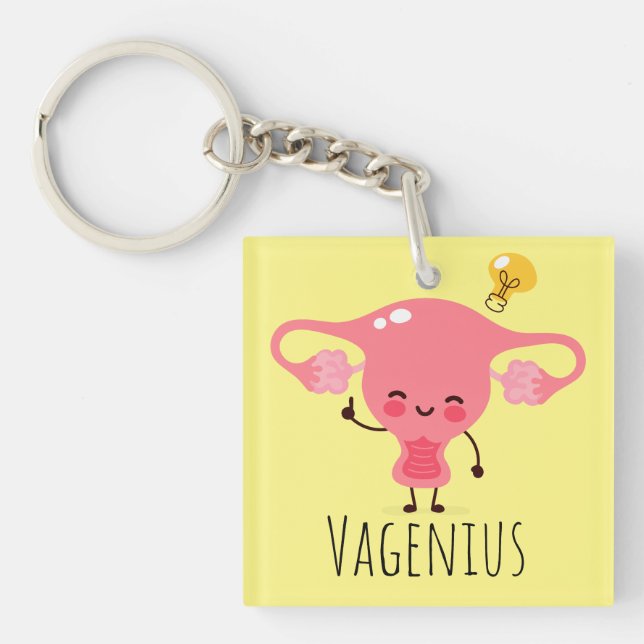 Porte-clés Vagenius / Puns Uterus / Plaisanteries Uterus (Devant)