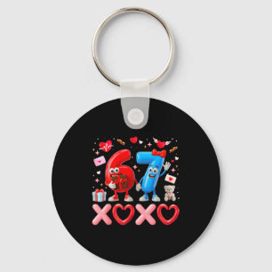 Porte-clés Valentine Six Seven 67 Xoxo Ballon Génération Alph