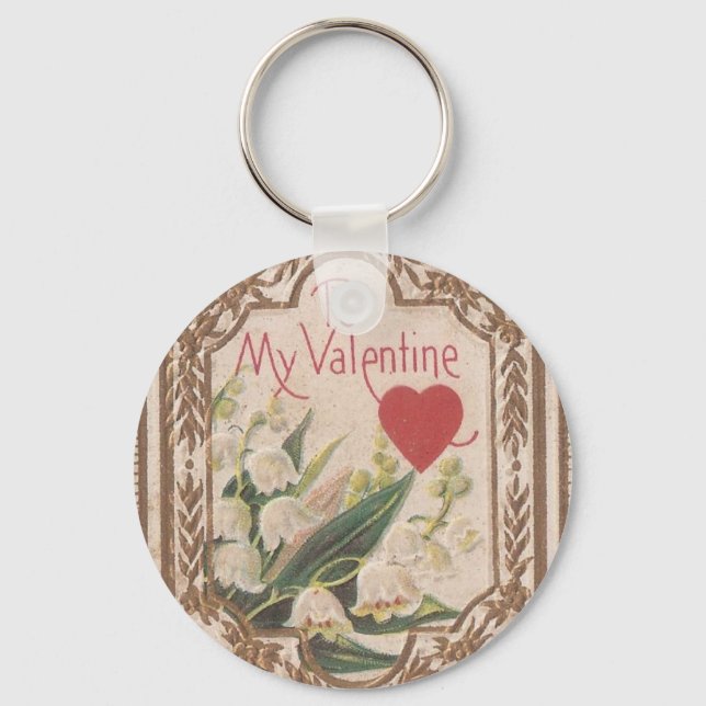 Porte-clés Valentine vintage (Recto)