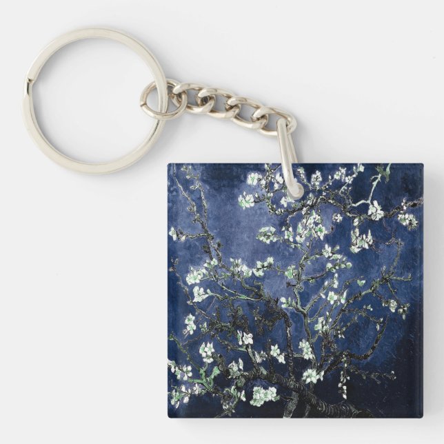 Porte-clés Van Gogh Almond Blossoms Midnight Blue (Devant)