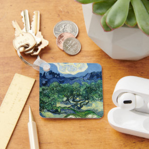 Porte-clés Van Gogh La peinture paysagère des oliviers
