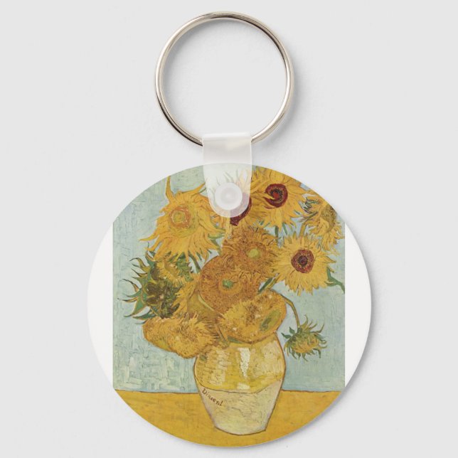 Porte-clés Van Gogh Peintures : Van Gogh Sunflowers (Recto)