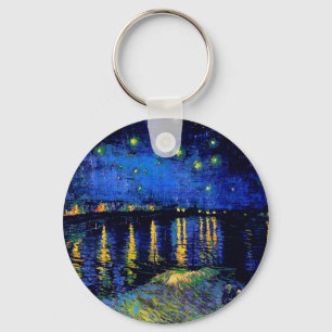 Porte-clés Van Gogh Starry Night Over Rhone (F474) Fine Art