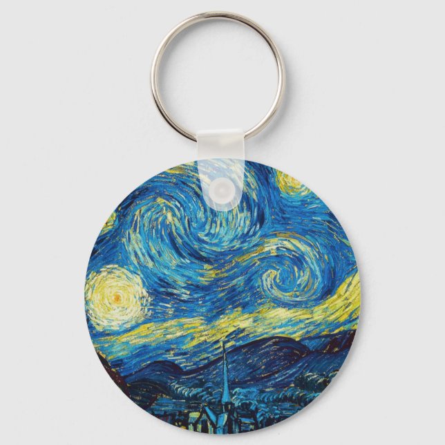 Porte-clés Van Gogh Starry Porte - clé de nuit (Recto)