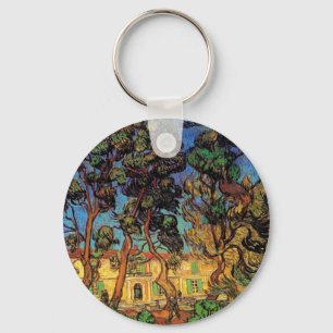Porte-clés Van Gogh Trees in the Garden, Hôpital Saint Paul