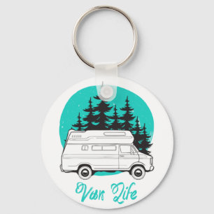 Porte-clés VAN LIFE Nomad Adventure Travel Camping Lifestyle