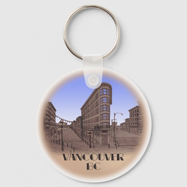 Porte-clés Vancouver Canada Porte - clé Vancouver Souvenirs (Recto)