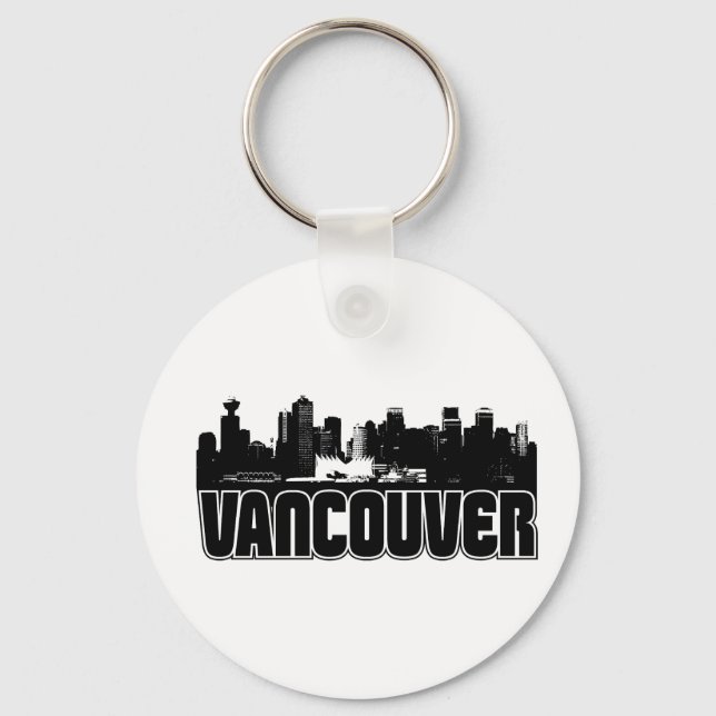Porte-clés Vancouver Skyline (Recto)