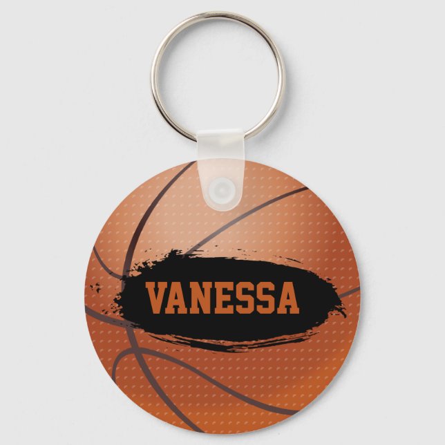Porte-clés Vanessa Porte - clé de basketball / Cerclage de cl (Recto)