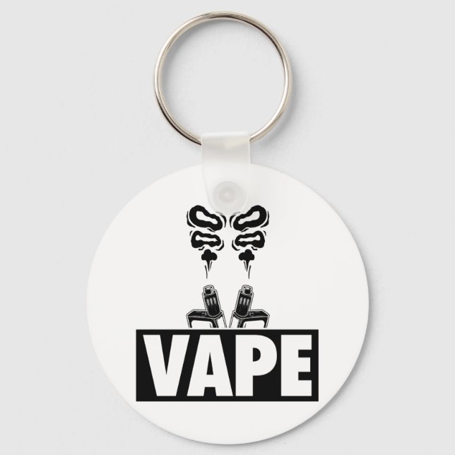Porte-clés Vape Steamer | Vapeur E-Cigarette Cadeau (Recto)