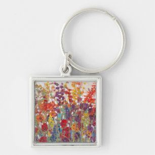 Porte-clés Variété de fleurs