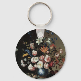 Porte-clés Vase des fleurs par une fenêtre, Balthasar van der