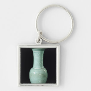 Porte-clés Vase vitré par Celadon, dynastie de yuan