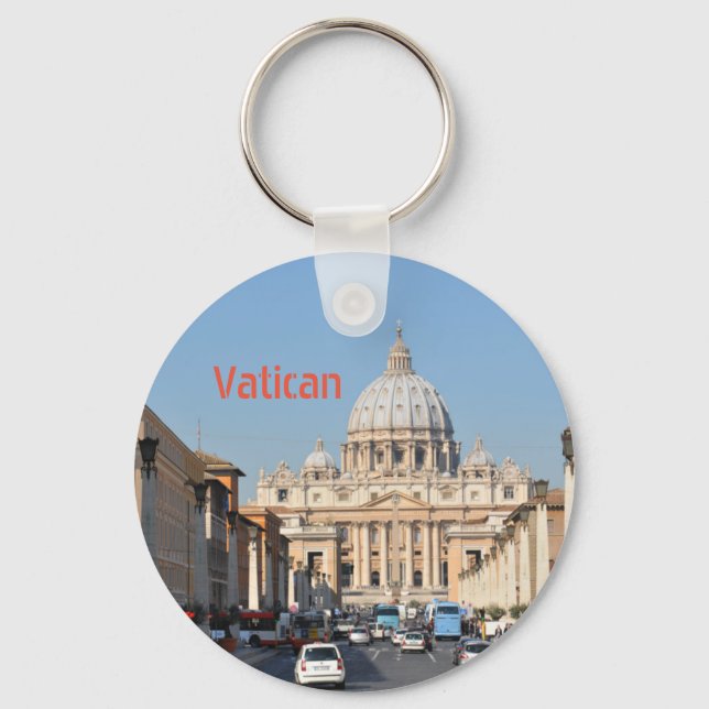 Porte-clés Vatican, Rome, Italie (Recto)