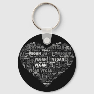 Porte-clés Vegan amour conception coeur