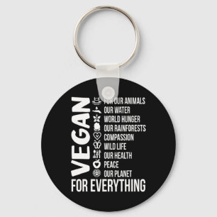 Porte-clés Vegan Tout Sauvons Planète Jour des terres Vegetar