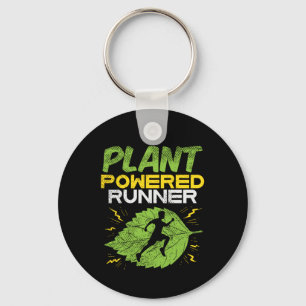 Porte-clés Végétalien - Coureur propulsé par les plantes