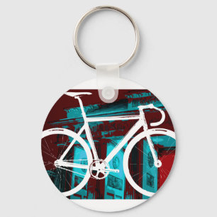 Porte-clés Vélo Berlin - bleu rouge de voie