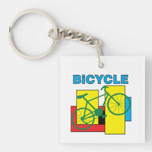 Porte-clés Vélo bloc couleur