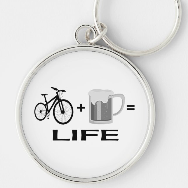 Porte-clés Vélos et bière ! (Devant)