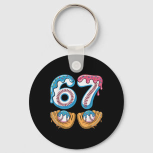 Porte-clés Vendre 67 - Glace qui goutte 67 Meme Drôle Joueur