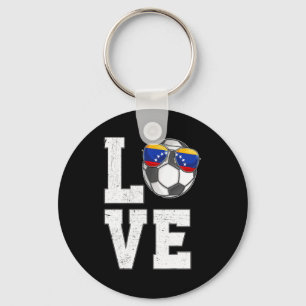 Porte-clés Venezuela Football Amour Supporter Vénézuélien Dra