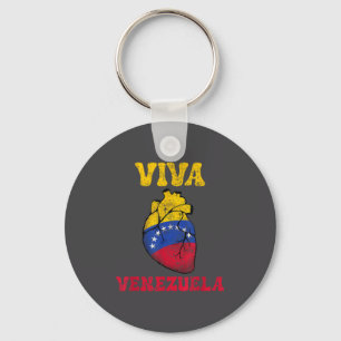Porte-clés Venezuela Libre 2026 Drapeau du cœur du Venezuela