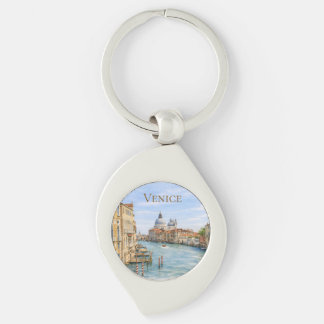 Porte-clés Venise Grand Canal Aquarelle