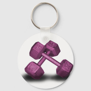 Porte-clés Vente de produits Pink Dumbbells