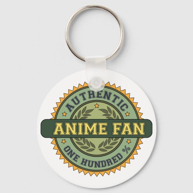 Porte-clés Ventilateur d'Anime authentique (Recto)
