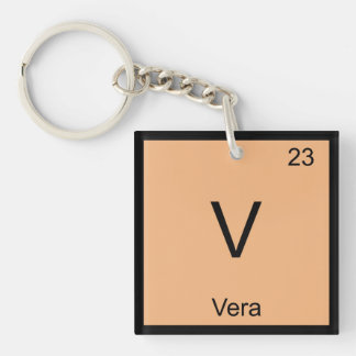 Porte-clés Vera Nom Chimie Élément Tableau Périodique