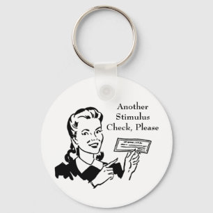 Porte-clés Vérification vintage des plans de relance du gouve