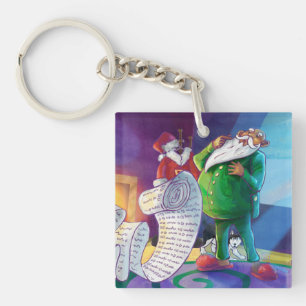 Porte-clés Vérifier deux fois Père Noël