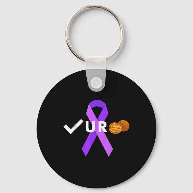 Porte-clés Vérifiez vos noix Vérifiez votre cancer testiculai (Recto)