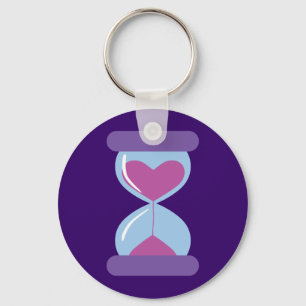 Porte-clés Verre de coeur
