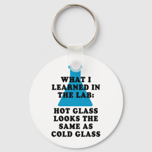 Porte-clés Verre de laboratoire