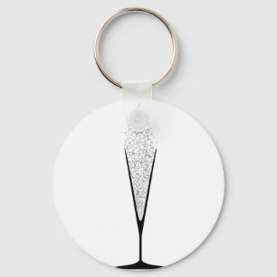 Porte-clés Verre en forme de V