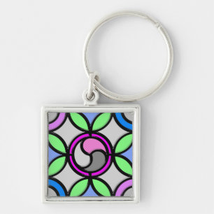 PORTE-CLÉS VERRE STAINÉ