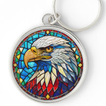 Verre tendu d'aigle patriotique