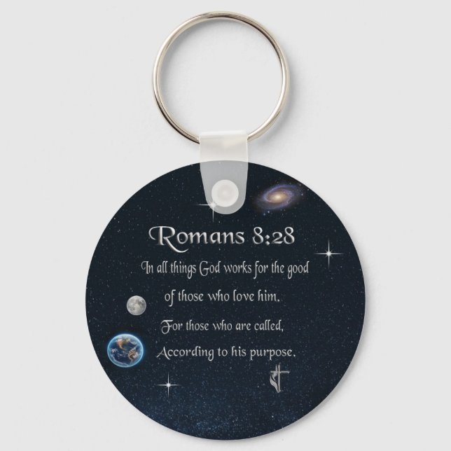 Porte-clés verset de la Bible (Recto)